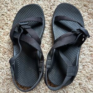 Chaco Black Adjustable Sport Sandals